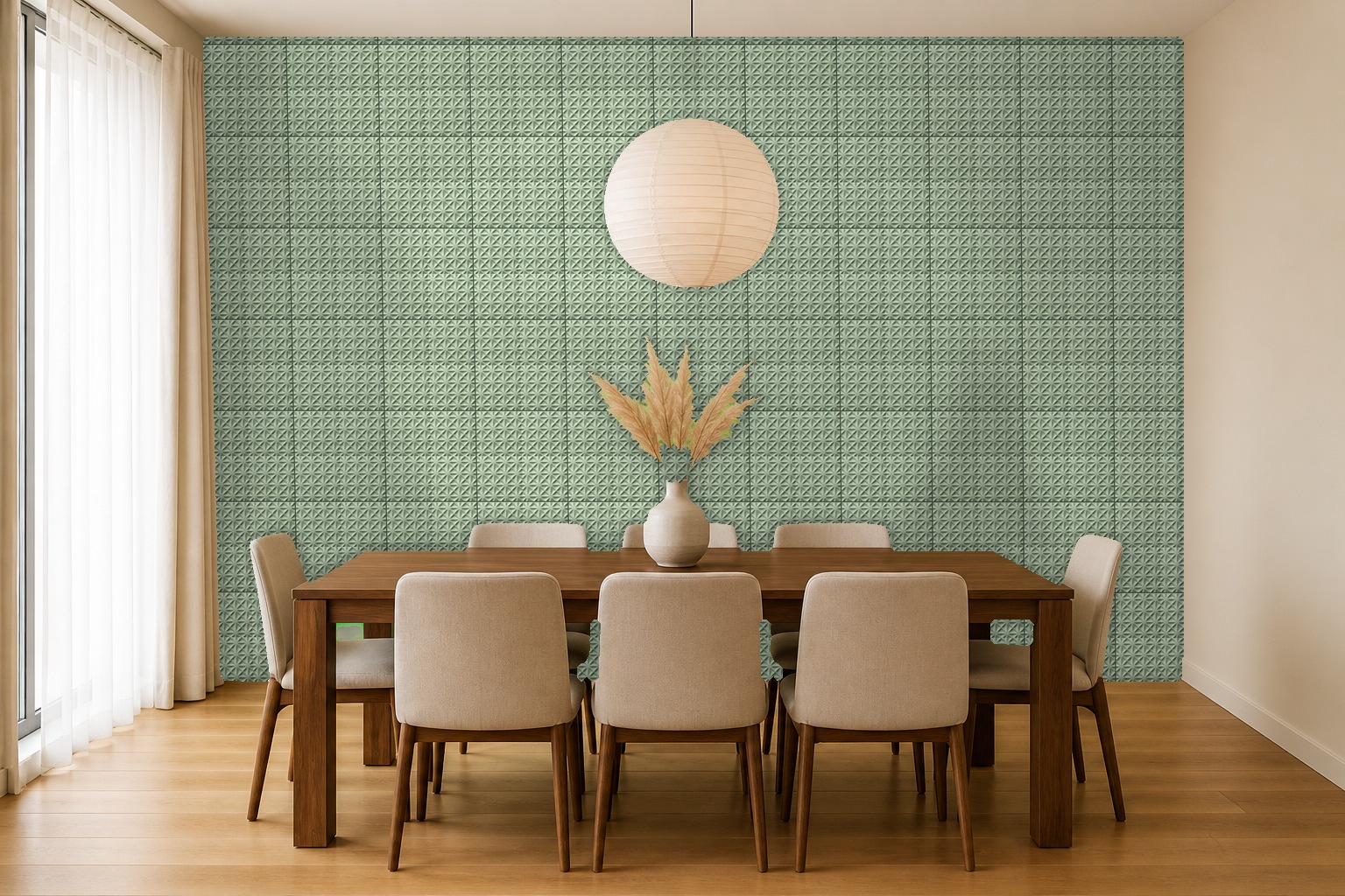 open in sage — dining room concept